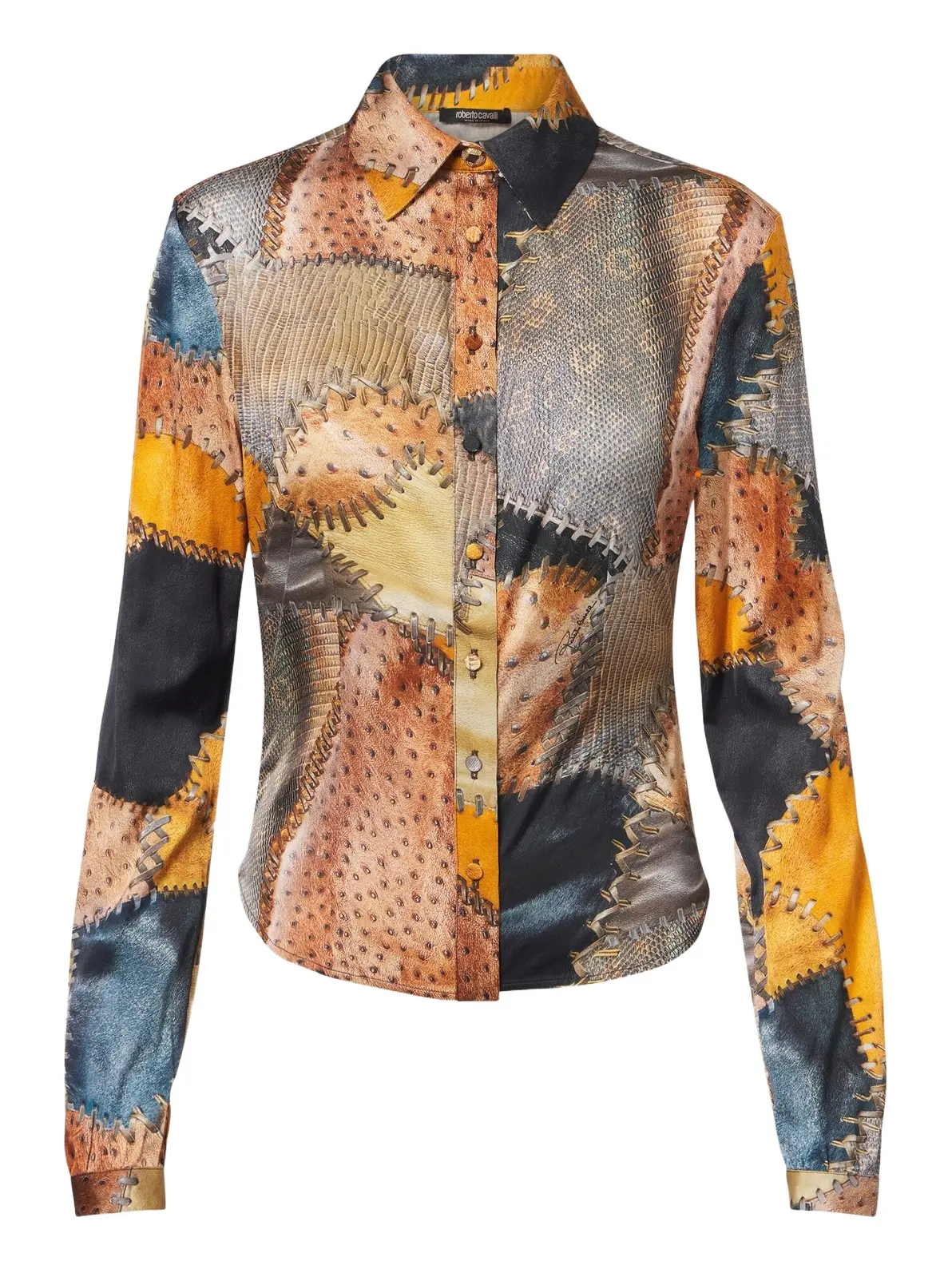 Trompe l'ail silk shirt Trompe l'ail silk shirt