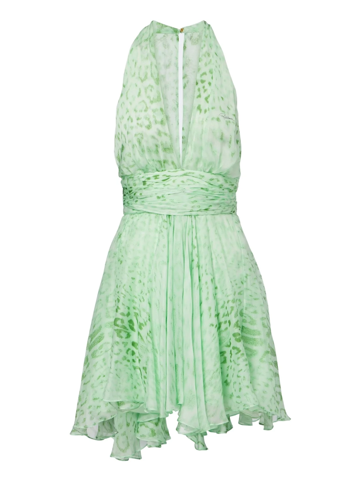 Printed silk minidress Printed silk minidress