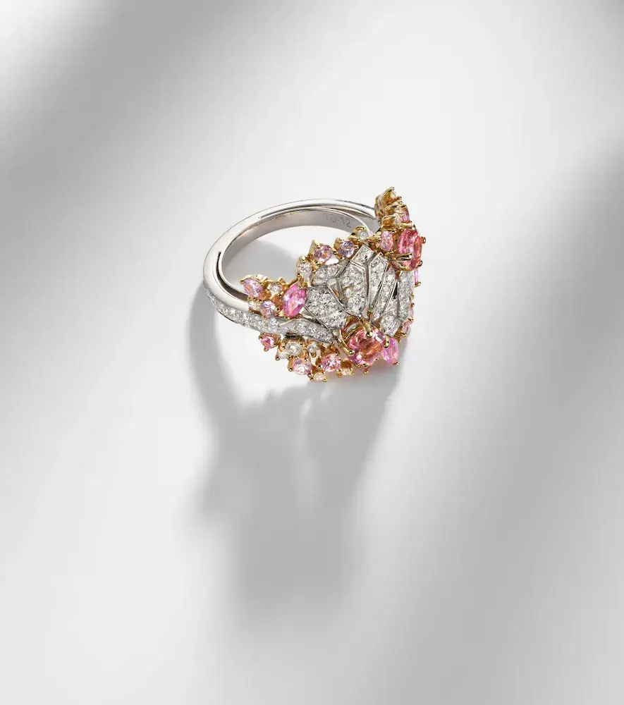 Ananya Magnificent Jewels Volume 2 18kt white and rose gold pinky ring with gemstones | Thumbnail 5 Ananya Magnificent Jewels Volume 2 18kt white and rose gold pinky ring with gemstones | Thumbnail 5
