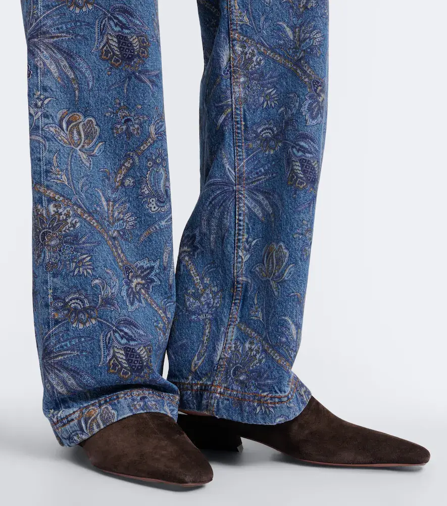 Etro Printed wide-leg jeans | Thumbnail 5 Etro Printed wide-leg jeans | Thumbnail 5