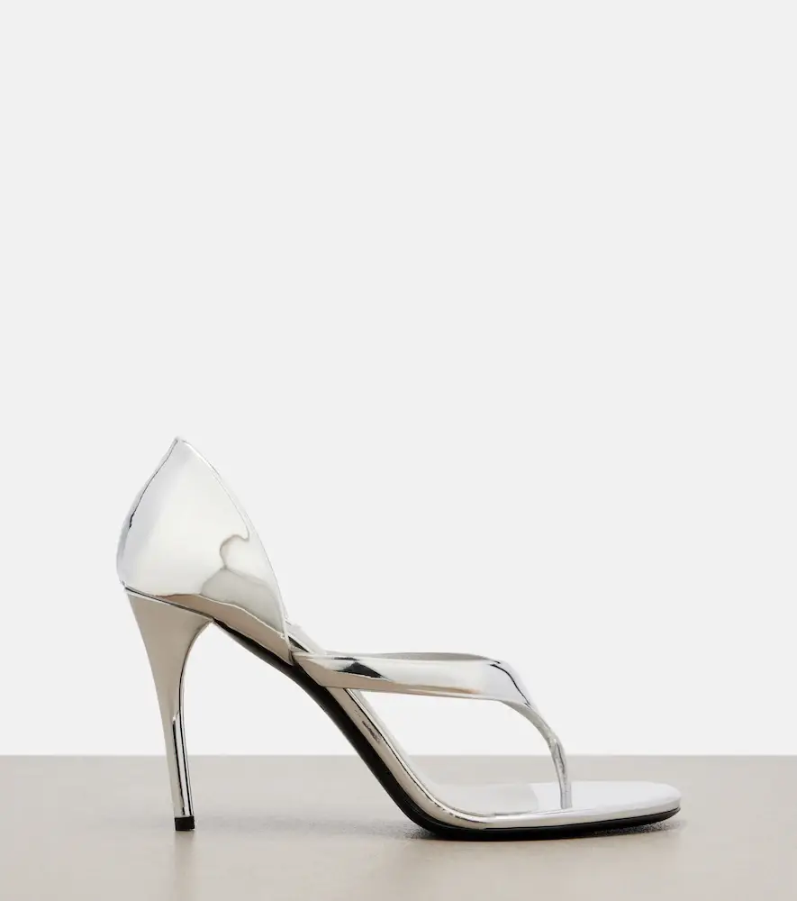 Alaïa Alaïa Infradito mirrored leather thong sandals | Thumbnail 6 Alaïa Alaïa Infradito mirrored leather thong sandals | Thumbnail 6