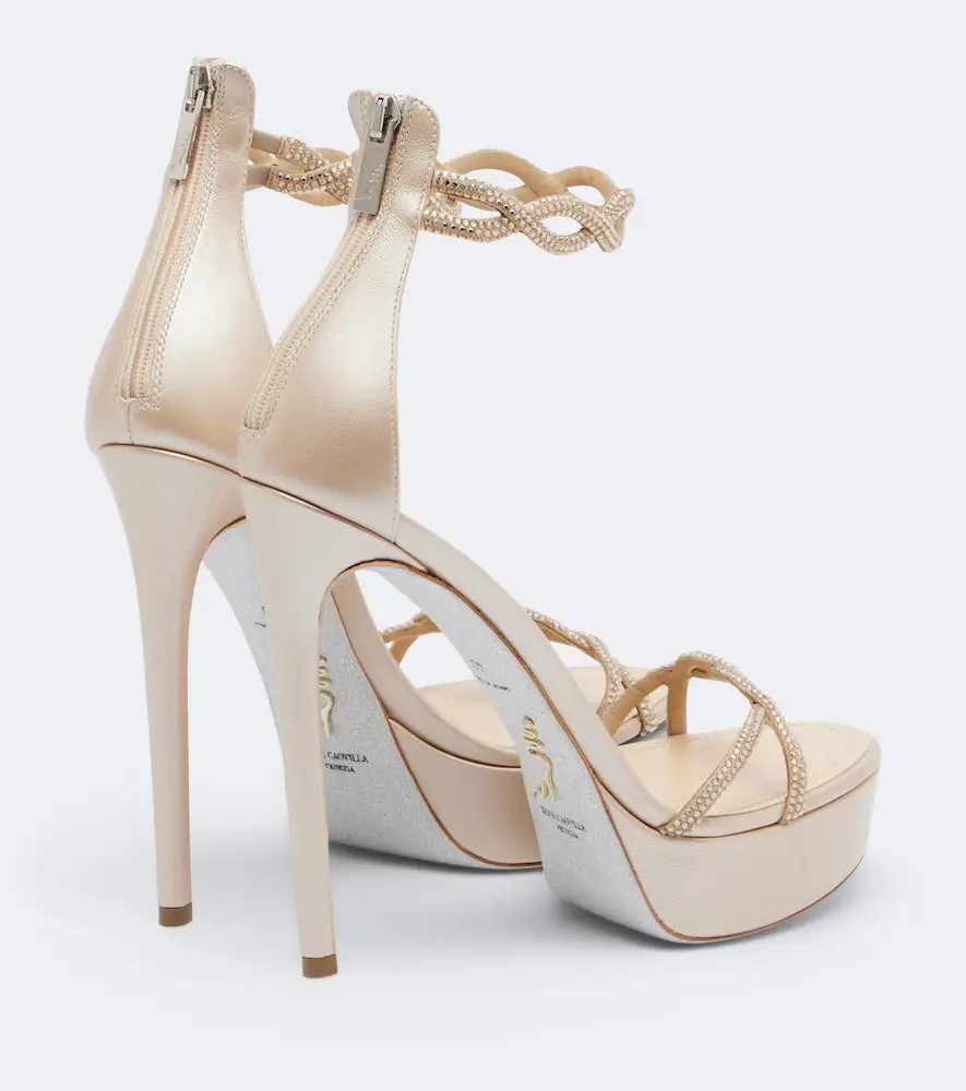 René Caovilla Margot embellished platform sandals | Thumbnail 3 René Caovilla Margot embellished platform sandals | Thumbnail 3