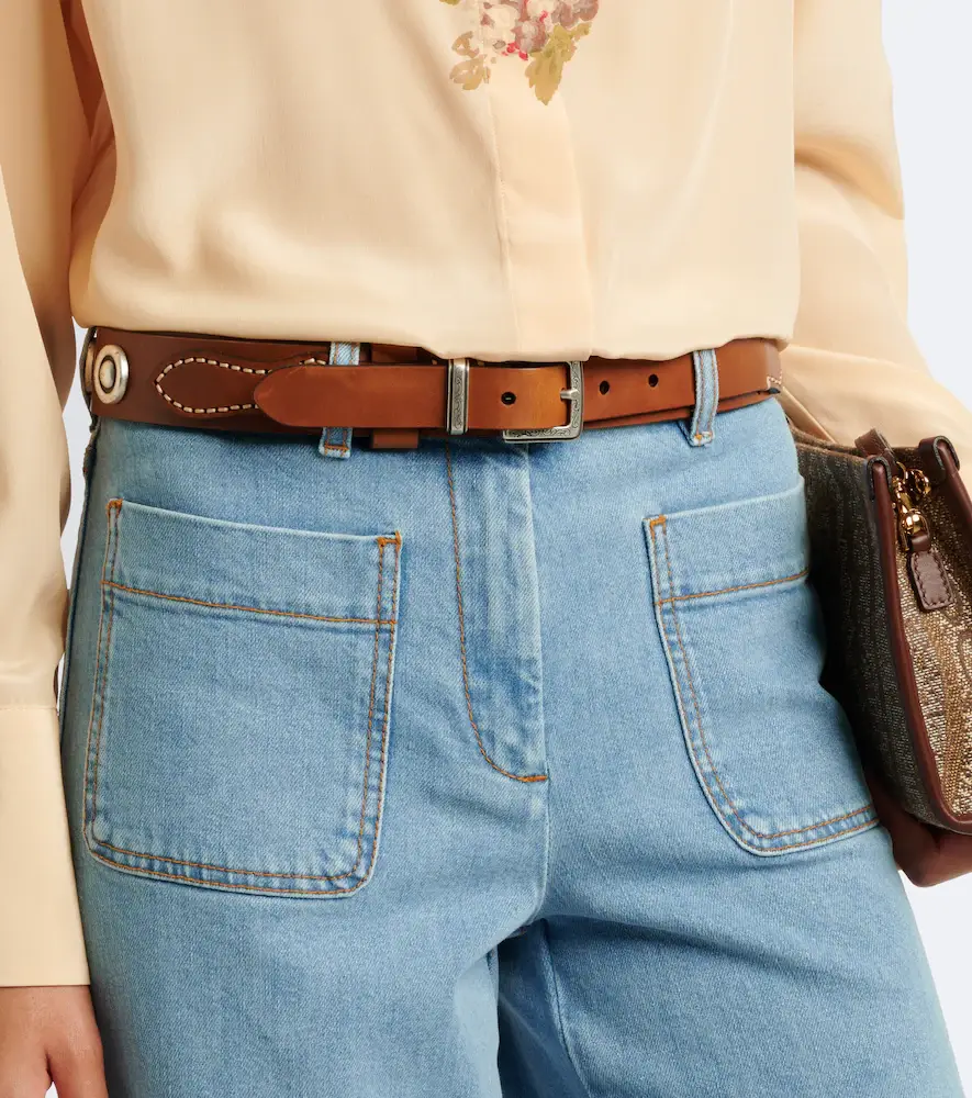Etro Studded leather belt | Thumbnail 3