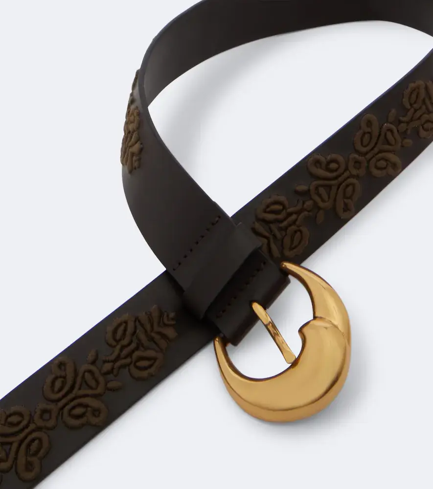 Etro Embroidered leather belt | Thumbnail 2