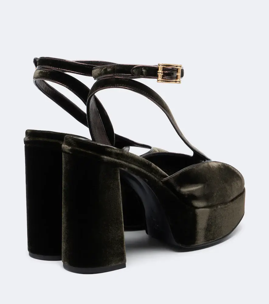 Etro Velvet platform sandals | Thumbnail 2 Etro Velvet platform sandals | Thumbnail 2