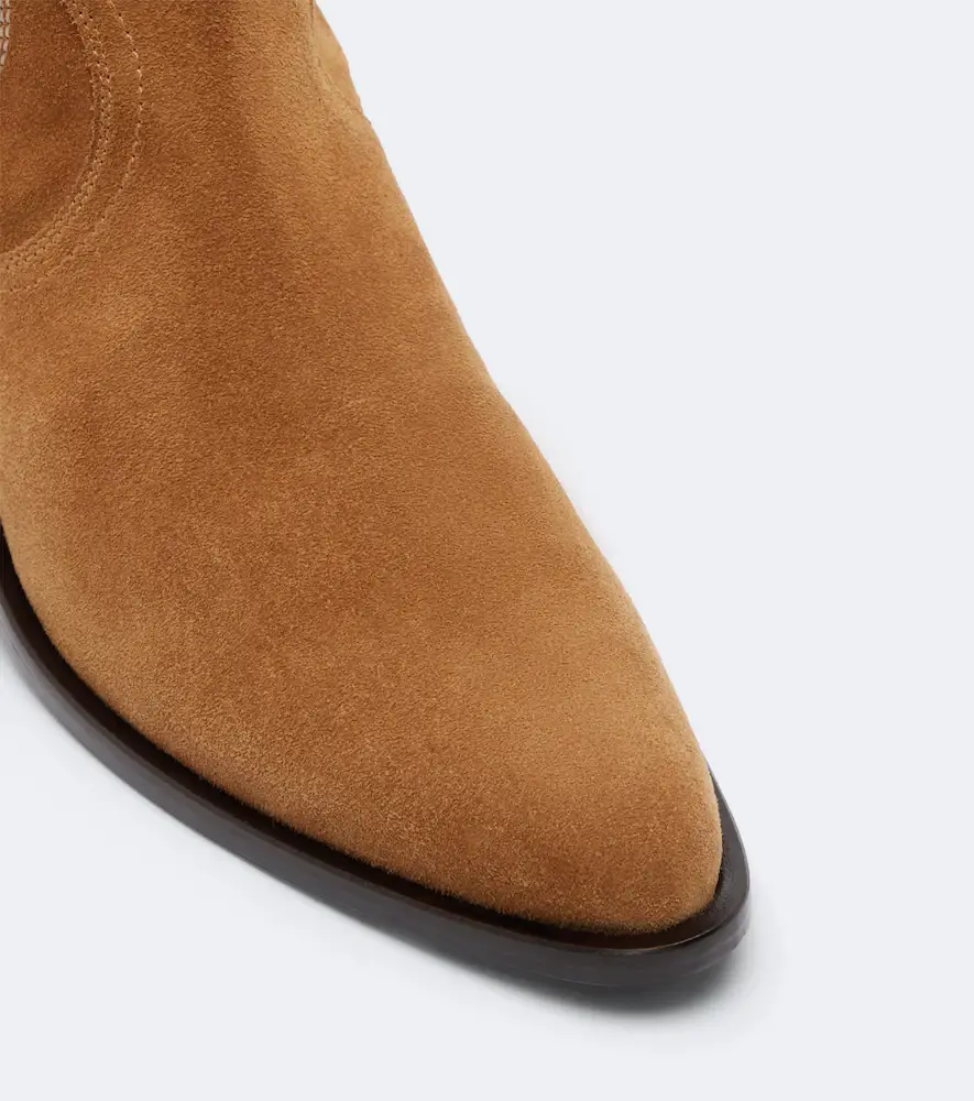 Etro Logo suede cowboy boots | Thumbnail 4 Etro Logo suede cowboy boots | Thumbnail 4