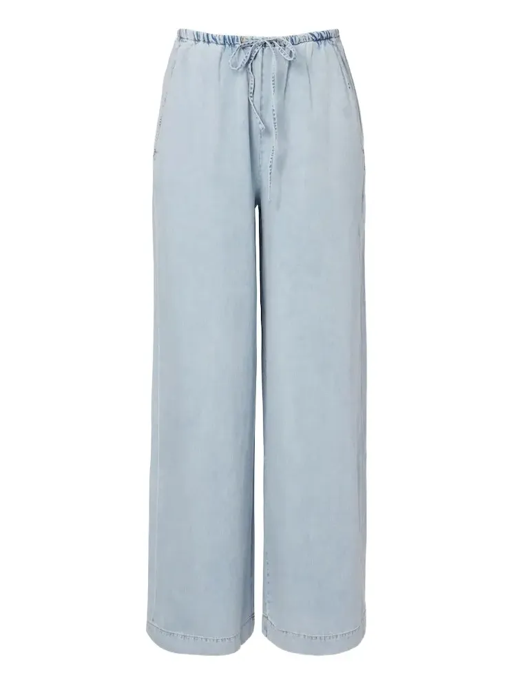 Frame The Offshore cotton-blend wide-leg pants | Thumbnail 1 Frame The Offshore cotton-blend wide-leg pants | Thumbnail 1