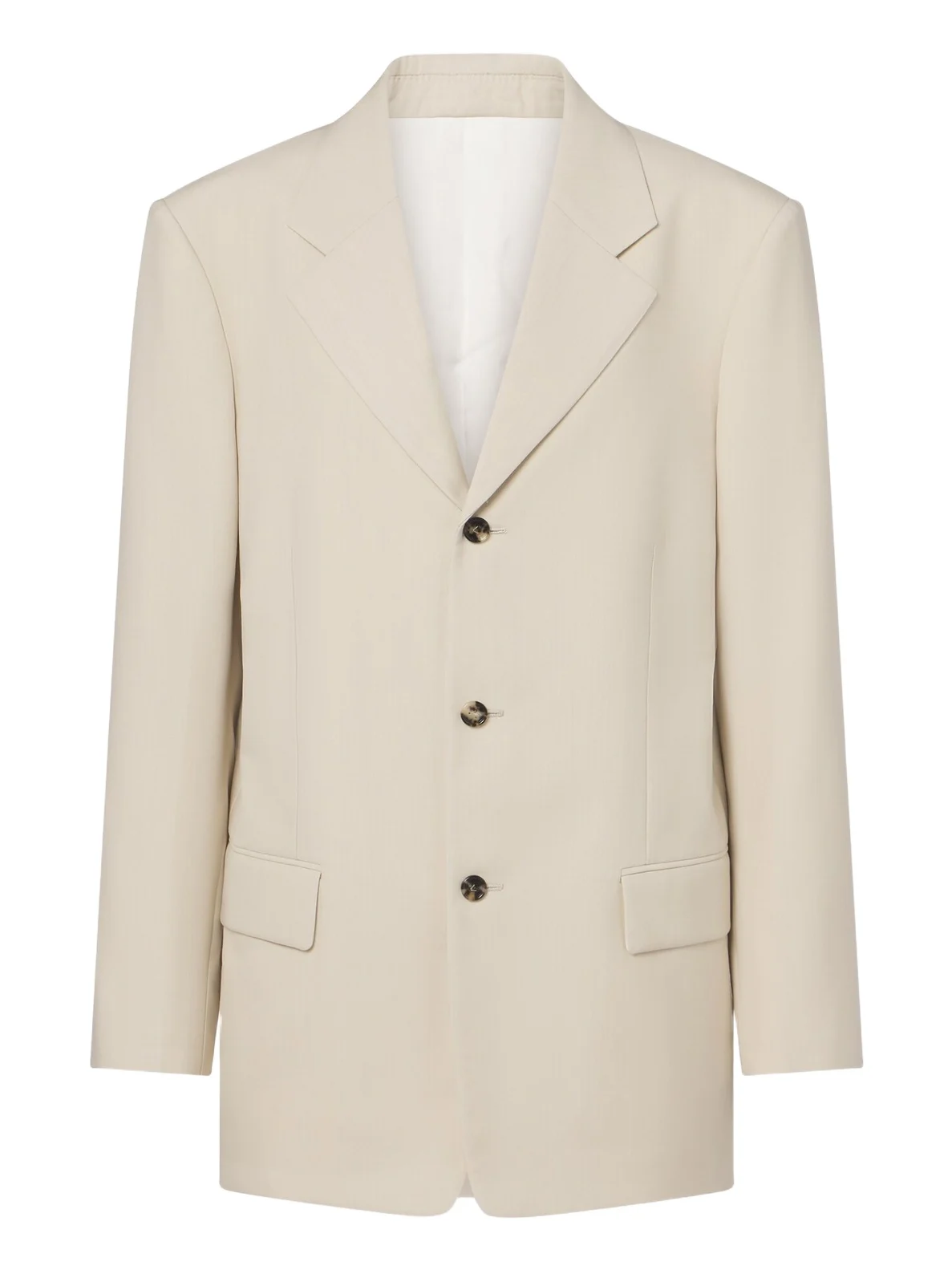 Striped wool and cotton blazer Striped wool and cotton blazer