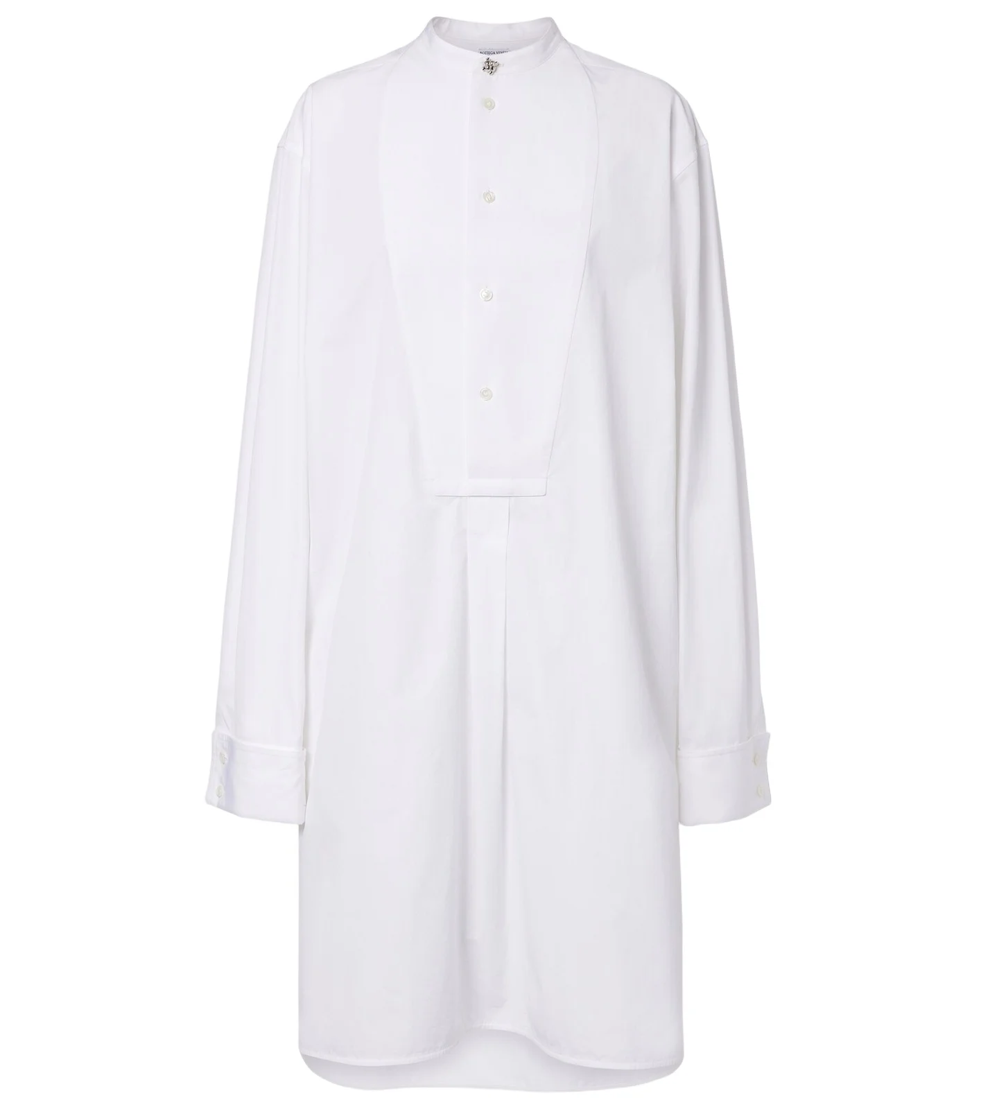 Oversized cotton poplin midi dress