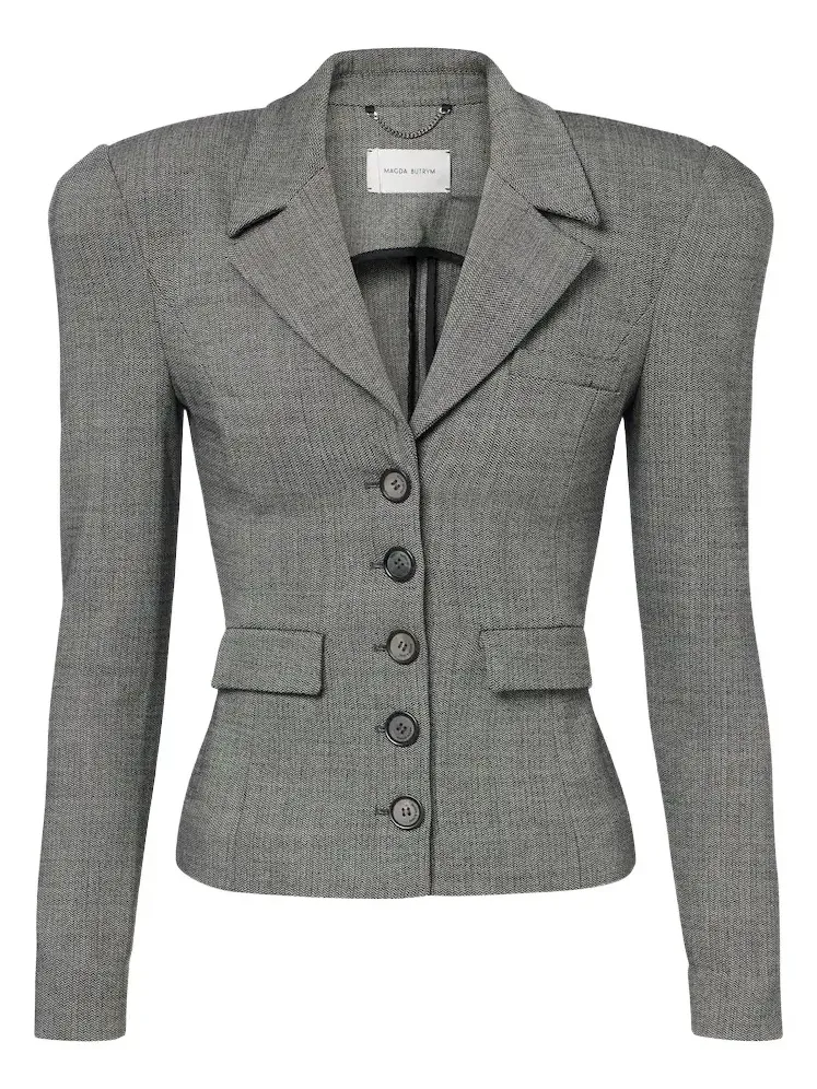 Herringbone wool-blend jacket Herringbone wool-blend jacket