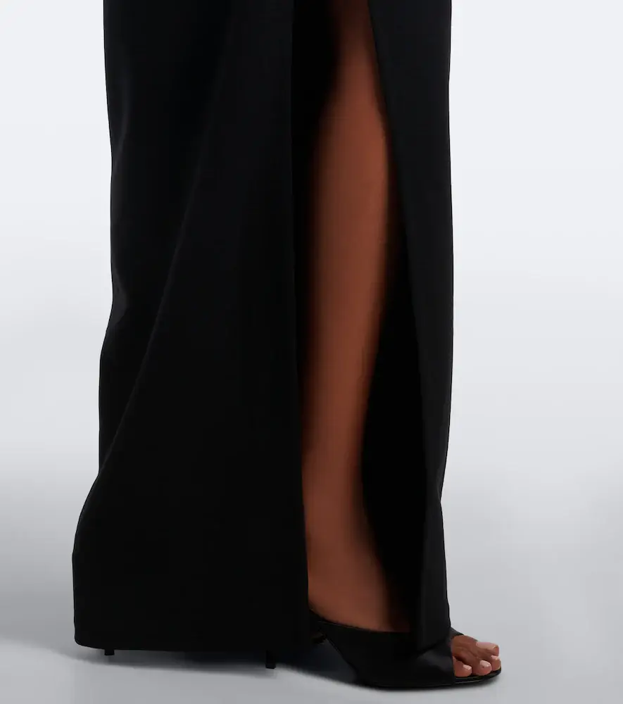 Magda Butrym Floral-appliqué wool-blend gown | Thumbnail 2 Magda Butrym Floral-appliqué wool-blend gown | Thumbnail 2