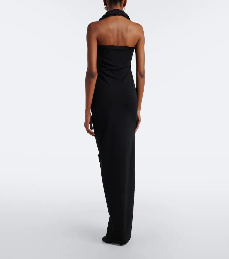 Magda Butrym Floral-appliqué wool-blend gown | Thumbnail 6 Magda Butrym Floral-appliqué wool-blend gown | Thumbnail 6