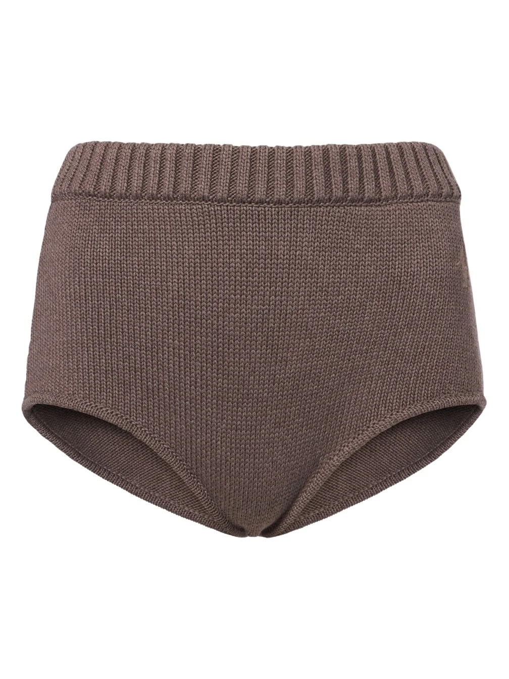Magda Butrym Ribbed-knit cotton shorts