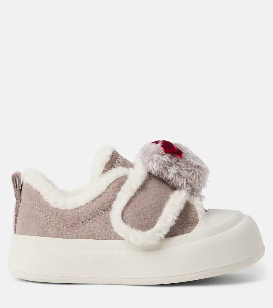 MONNALISA Bow-detail suede sneakers | Thumbnail 5