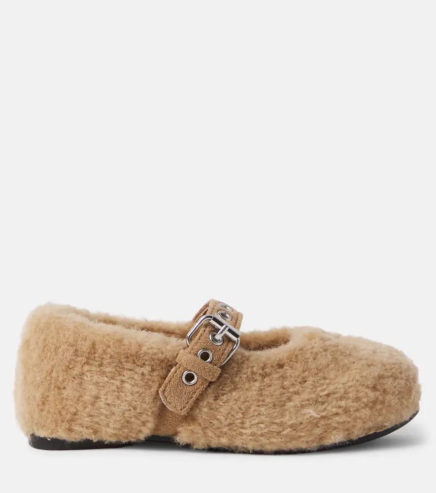 MONNALISA Mary Jane teddy flats | Thumbnail 2 MONNALISA Mary Jane teddy flats | Thumbnail 2