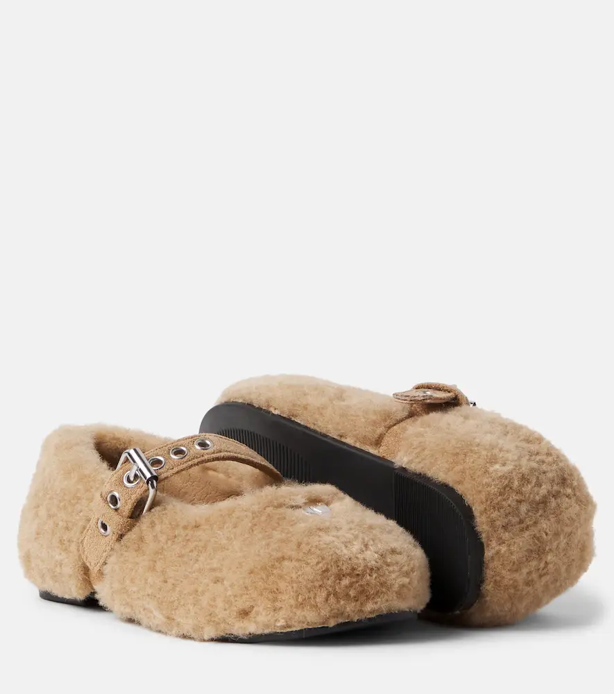 MONNALISA Mary Jane teddy flats | Thumbnail 3 MONNALISA Mary Jane teddy flats | Thumbnail 3