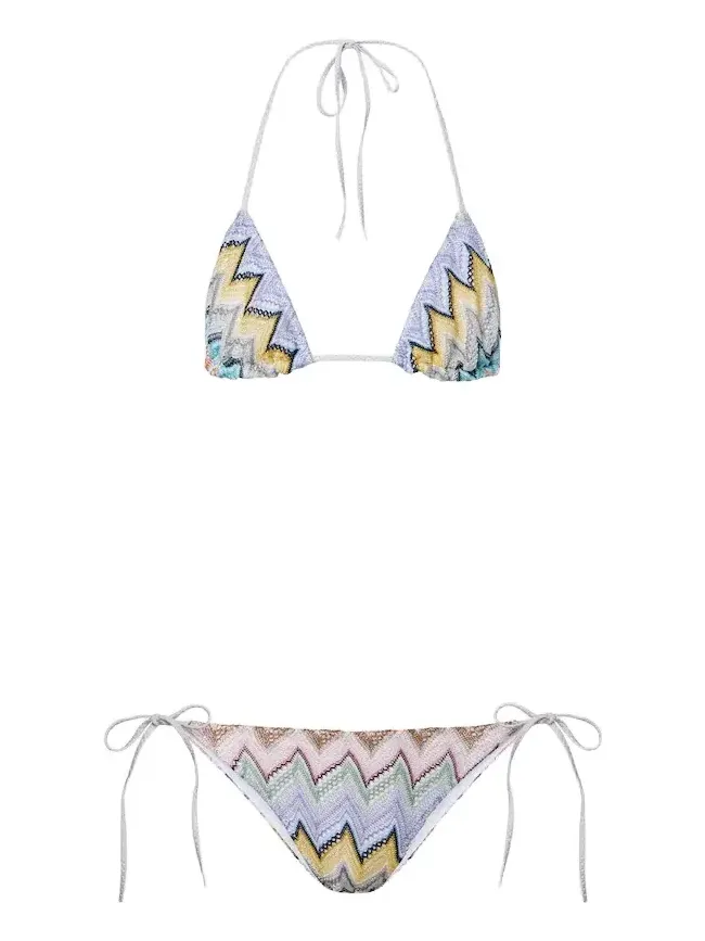 Zigzag lamé bikini Zigzag lamé bikini