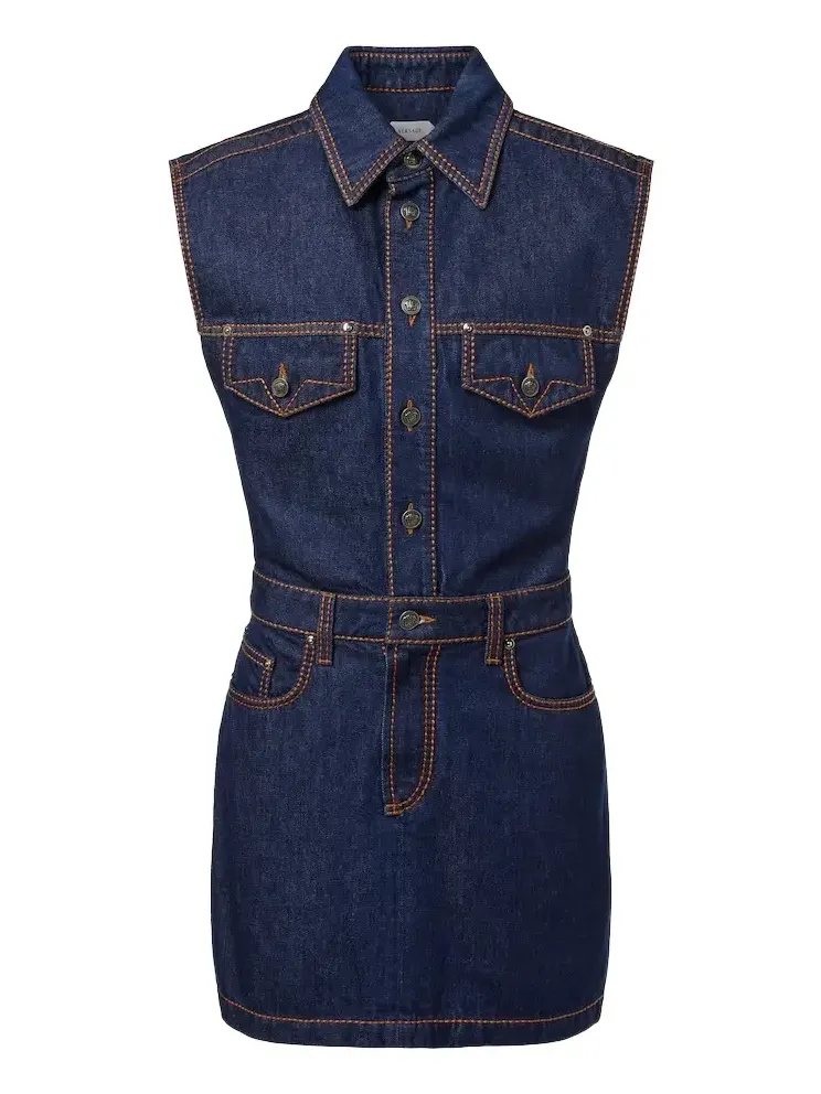 Denim minidress Denim minidress