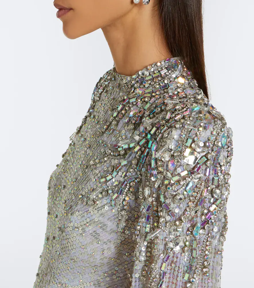 Jenny Packham Dakota embellished caped gown | Thumbnail 4 Jenny Packham Dakota embellished caped gown | Thumbnail 4