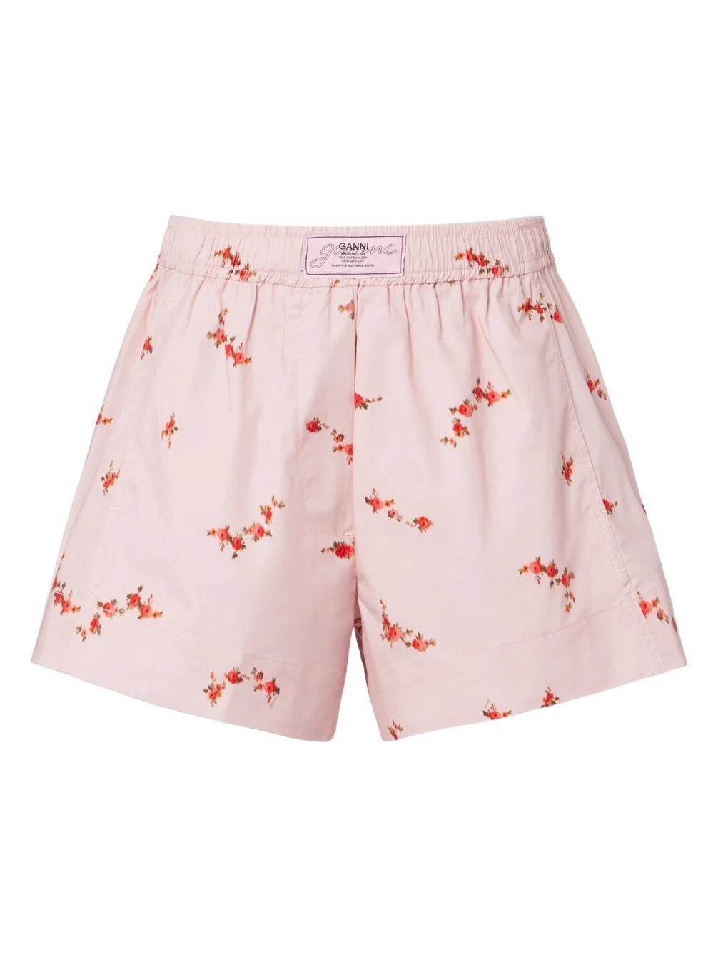 Floral cotton-blend poplin shorts Floral cotton-blend poplin shorts