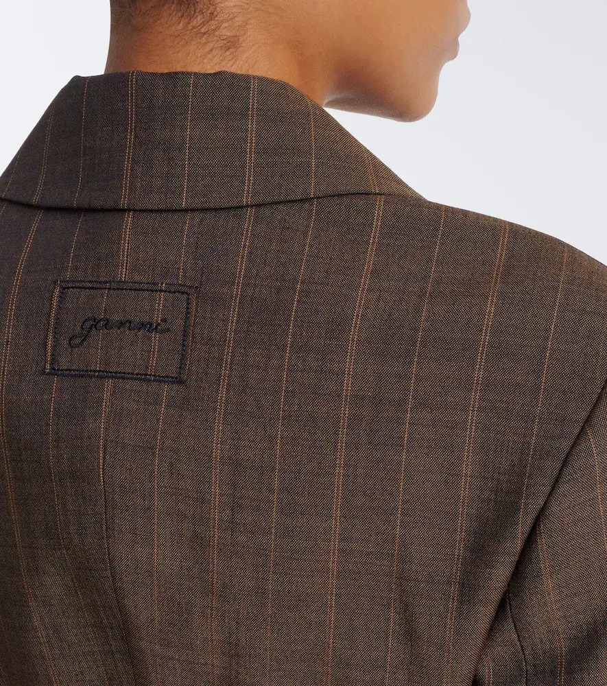 Ganni Striped wool blazer | Thumbnail 4 Ganni Striped wool blazer | Thumbnail 4