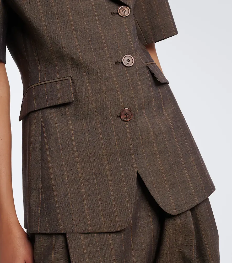 Ganni Striped wool blazer | Thumbnail 7 Ganni Striped wool blazer | Thumbnail 7