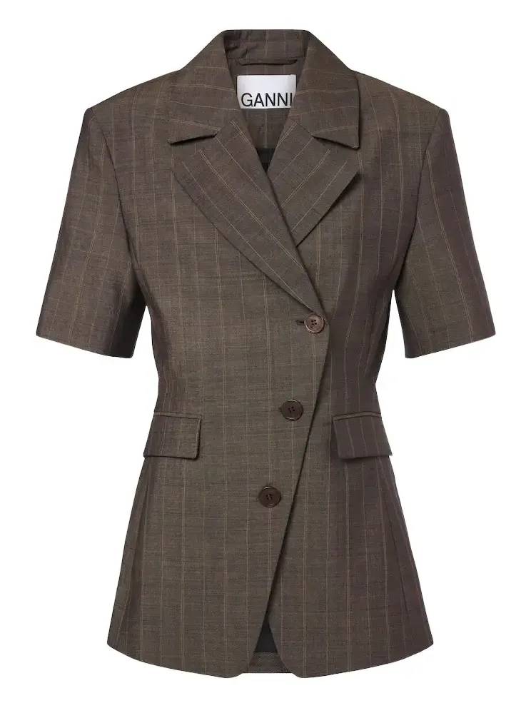Striped wool blazer Striped wool blazer
