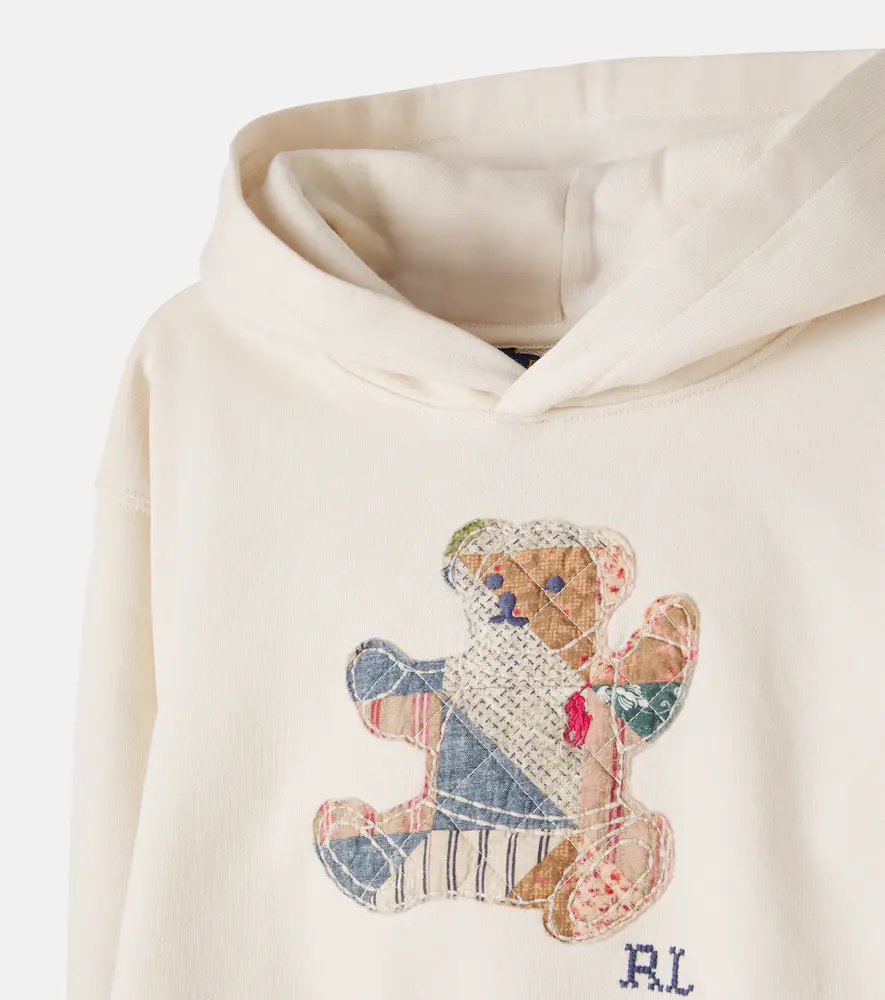 POLO RALPH LAUREN KIDS Embroidered cotton jersey hoodie | Thumbnail 2 POLO RALPH LAUREN KIDS Embroidered cotton jersey hoodie | Thumbnail 2