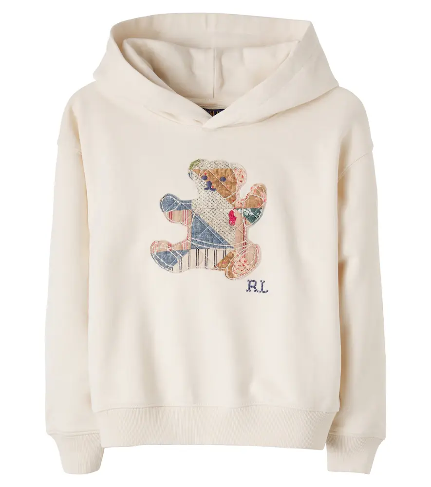 POLO RALPH LAUREN KIDS Embroidered cotton jersey hoodie | Image 1 POLO RALPH LAUREN KIDS Embroidered cotton jersey hoodie | Image 1