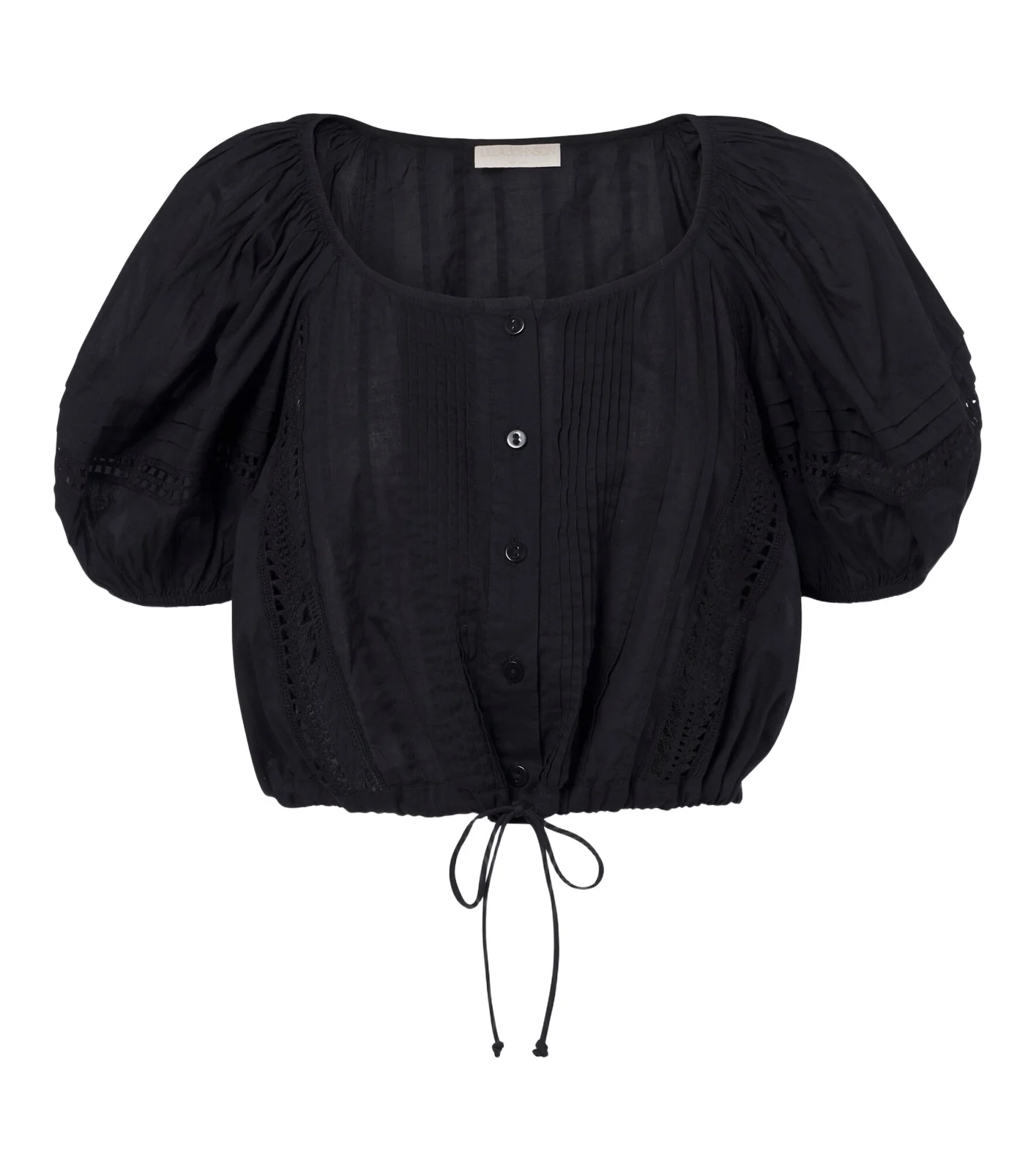 Clara embroidered cotton crop top Clara embroidered cotton crop top