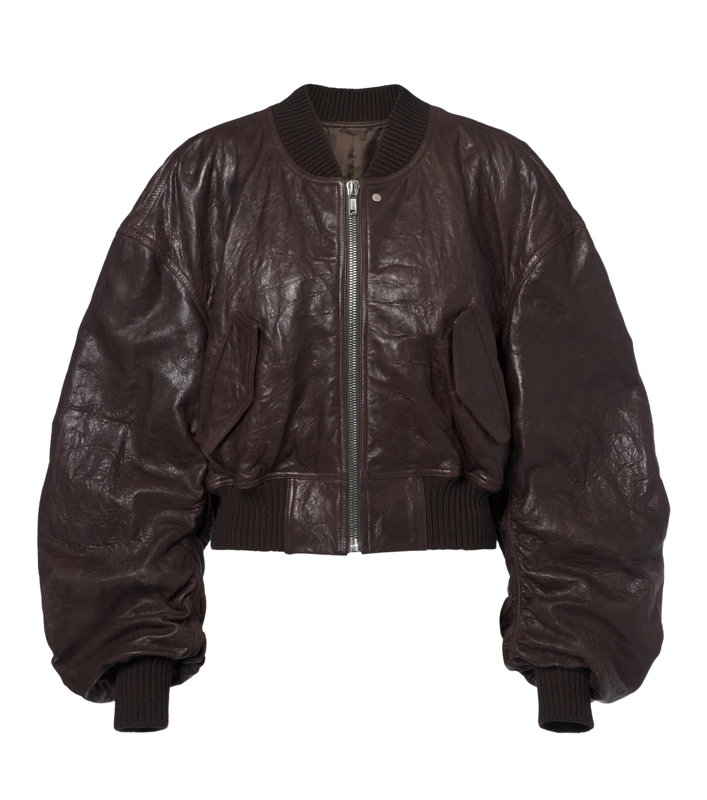 Secchia leather bomber jacket Secchia leather bomber jacket