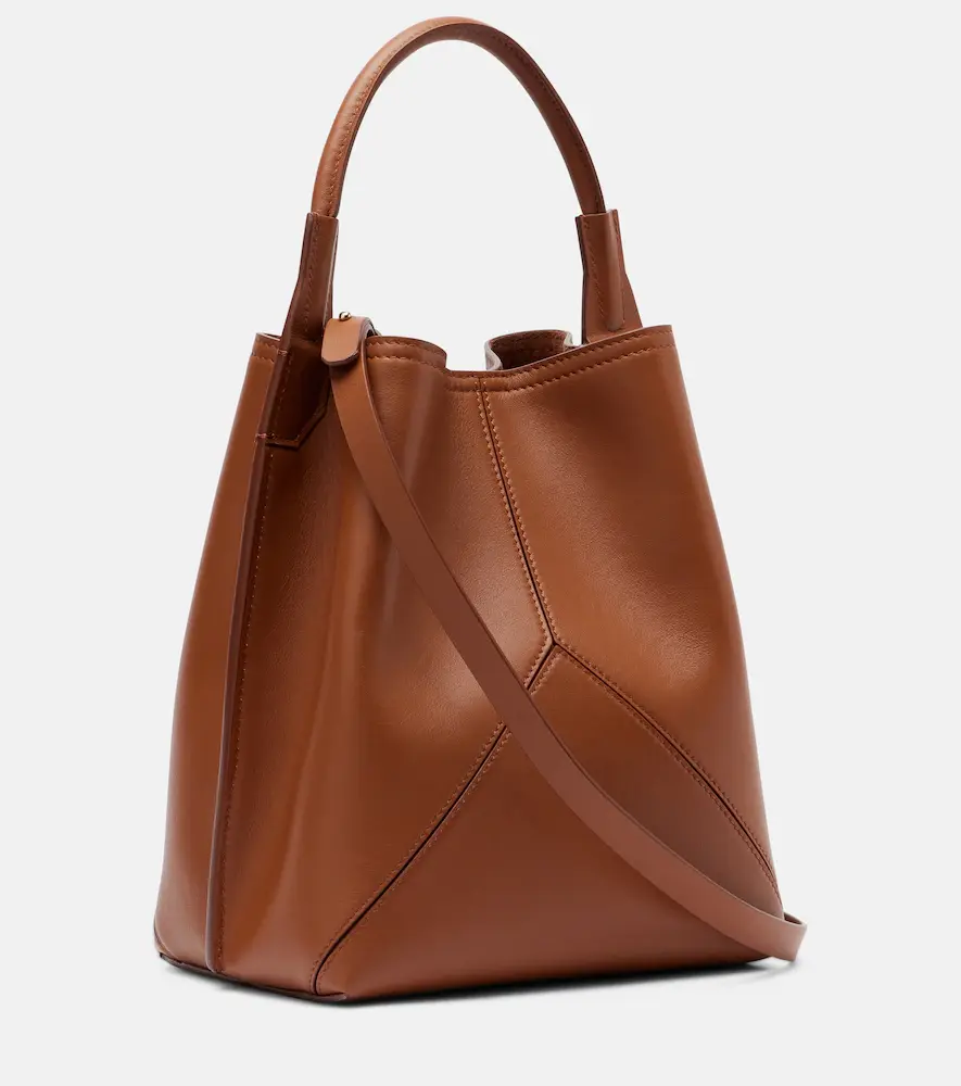 Victoria Beckham Victoria Medium leather bucket bag | Thumbnail 3
