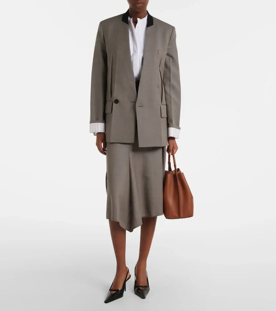 Victoria Beckham Victoria Medium leather bucket bag | Thumbnail 4