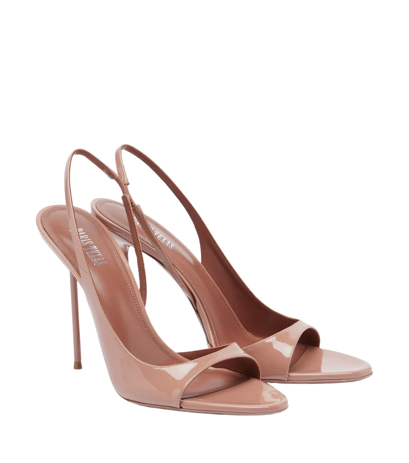Lidia patent leather slingback sandals