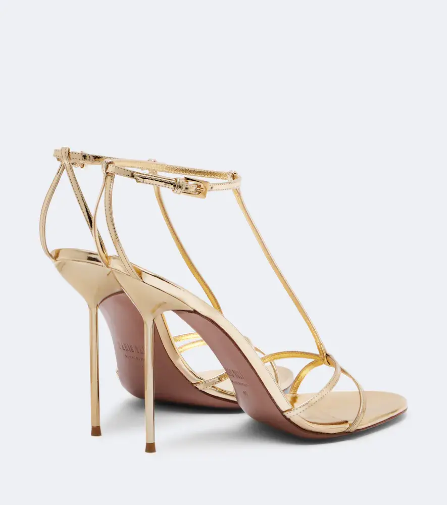 Paris Texas Lidia metallic patent leather sandals | Thumbnail 3 Paris Texas Lidia metallic patent leather sandals | Thumbnail 3