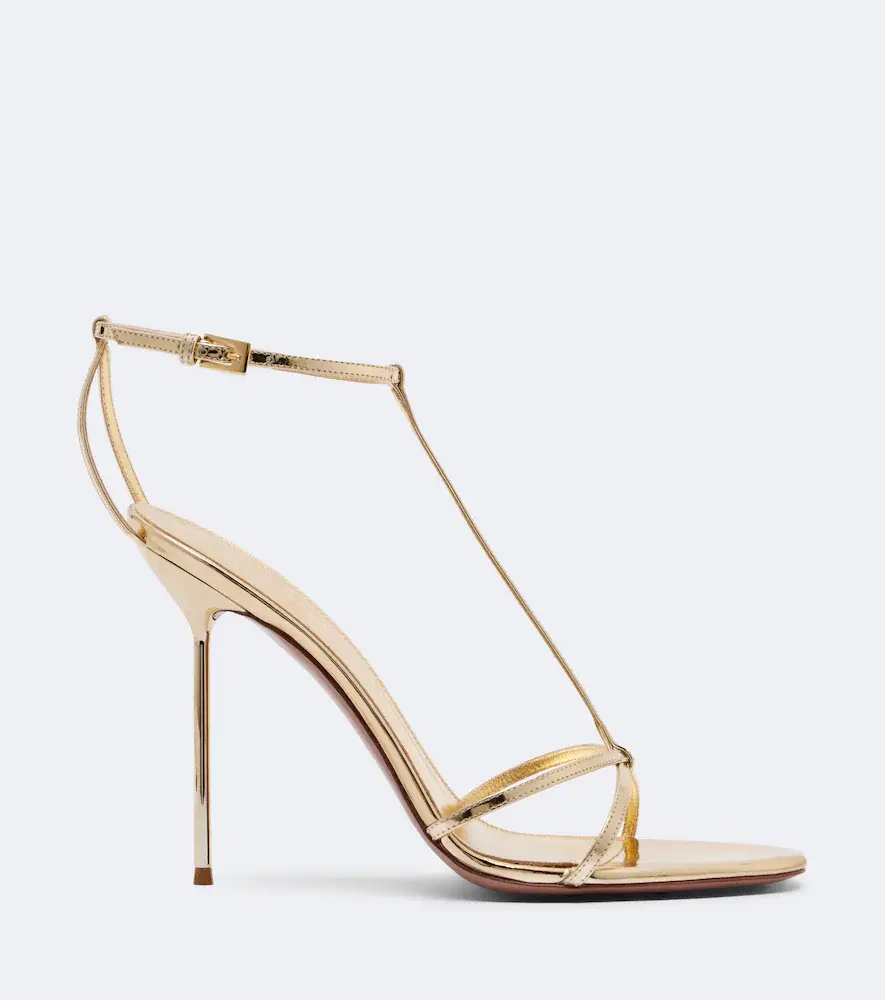 Paris Texas Lidia metallic patent leather sandals | Thumbnail 4 Paris Texas Lidia metallic patent leather sandals | Thumbnail 4