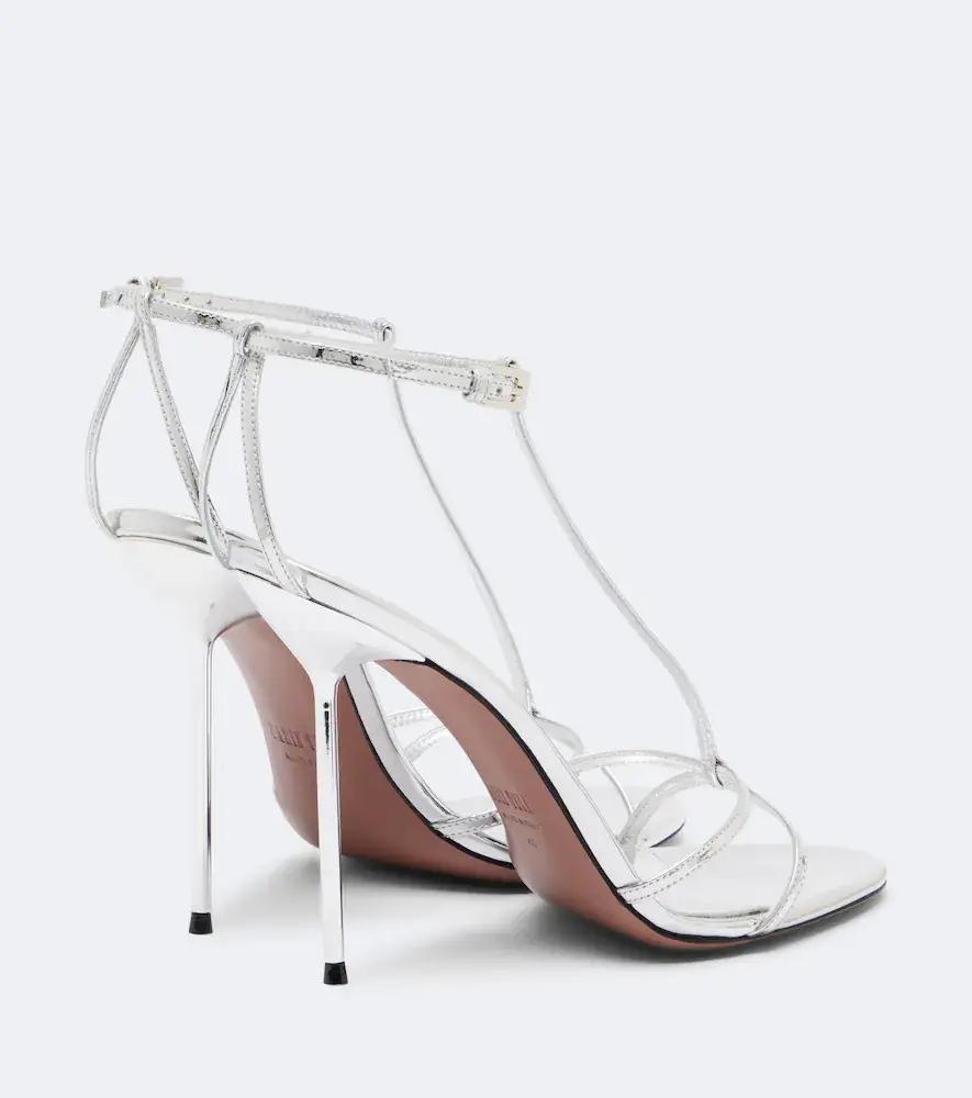Paris Texas Lidia metallic patent leather sandals | Thumbnail 3 Paris Texas Lidia metallic patent leather sandals | Thumbnail 3