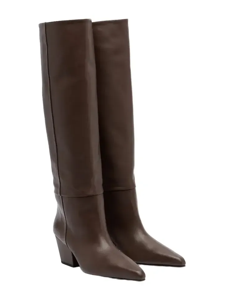Jane leather knee-high boots