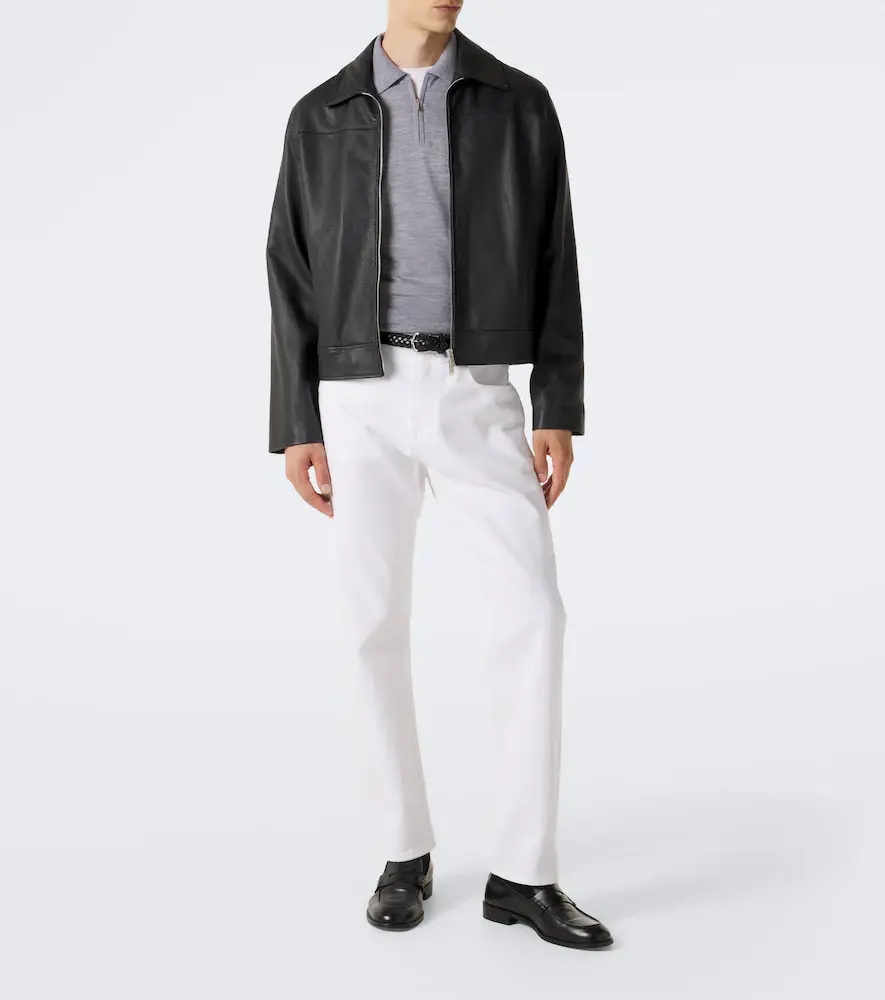 Lardini Leather jacket | Thumbnail 3