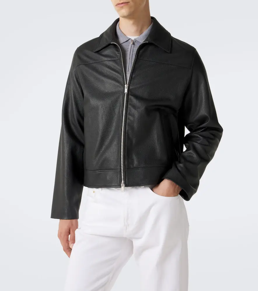 Lardini Leather jacket | Thumbnail 4