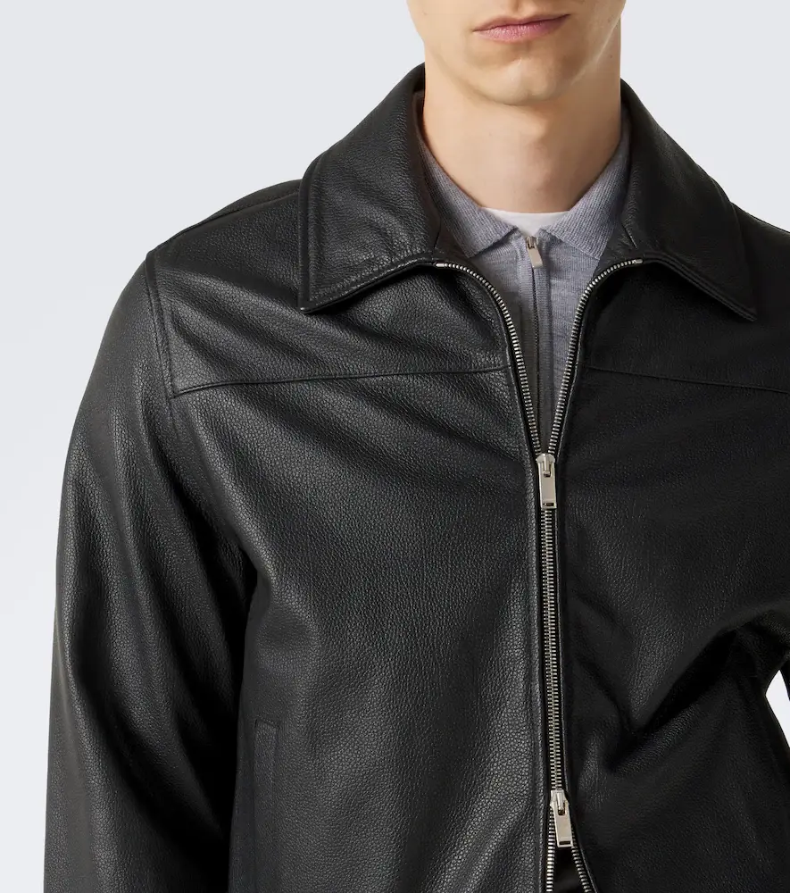 Lardini Leather jacket | Thumbnail 6