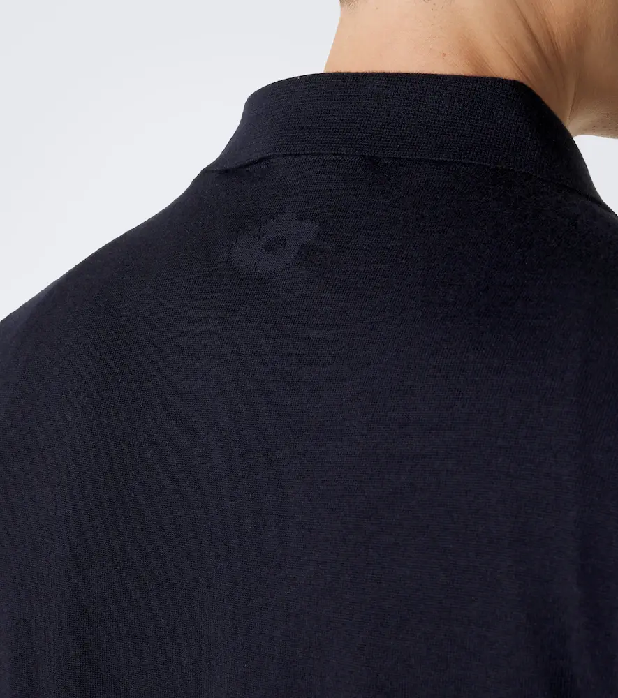 Lardini Wool, silk, and cashmere polo sweater | Thumbnail 6 Lardini Wool, silk, and cashmere polo sweater | Thumbnail 6