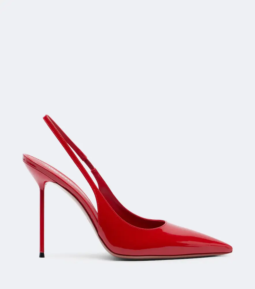 Paris Texas Lidia patent leather slingback pumps | Thumbnail 2