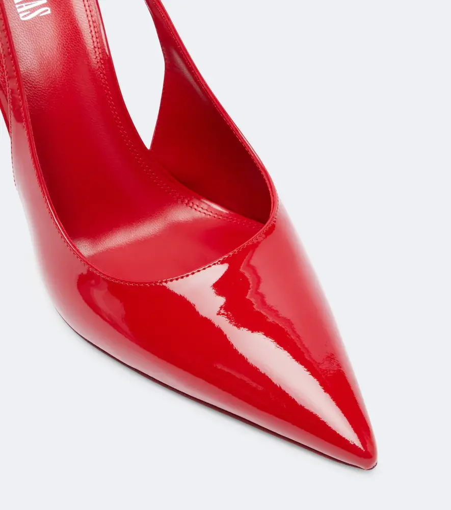 Paris Texas Lidia patent leather slingback pumps | Thumbnail 4