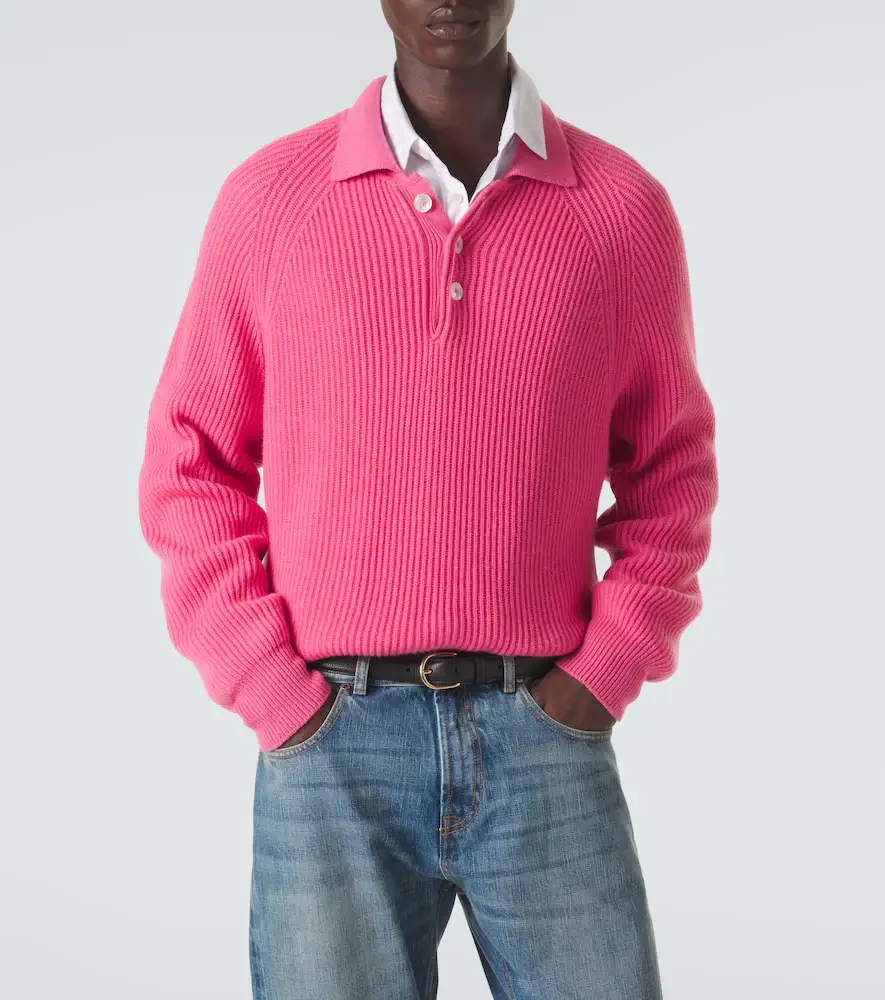 UMIT BENAN Diana cashmere polo sweater | Thumbnail 2 UMIT BENAN Diana cashmere polo sweater | Thumbnail 2
