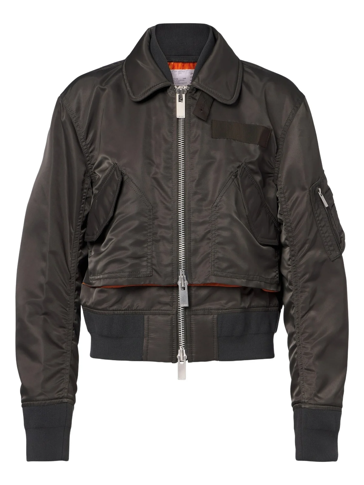 Layered technical bomber jacket Layered technical bomber jacket