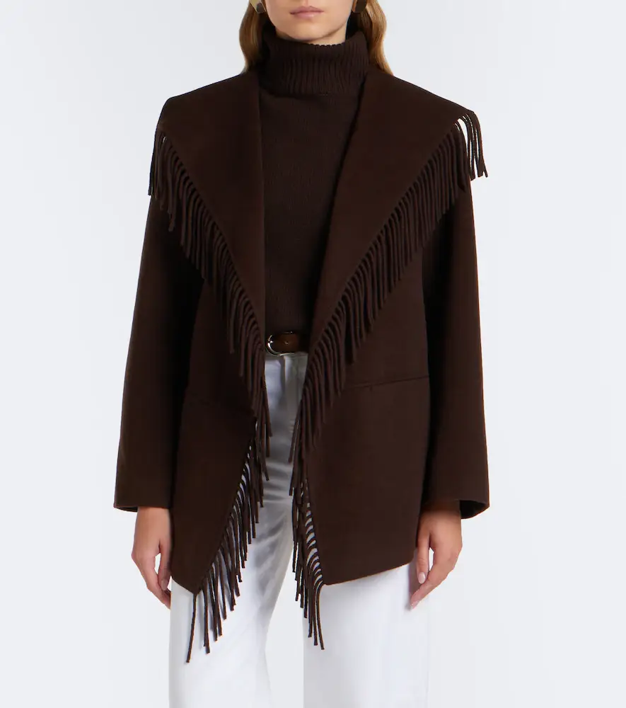 Simkhai Fringed wool-blend jacket | Thumbnail 2