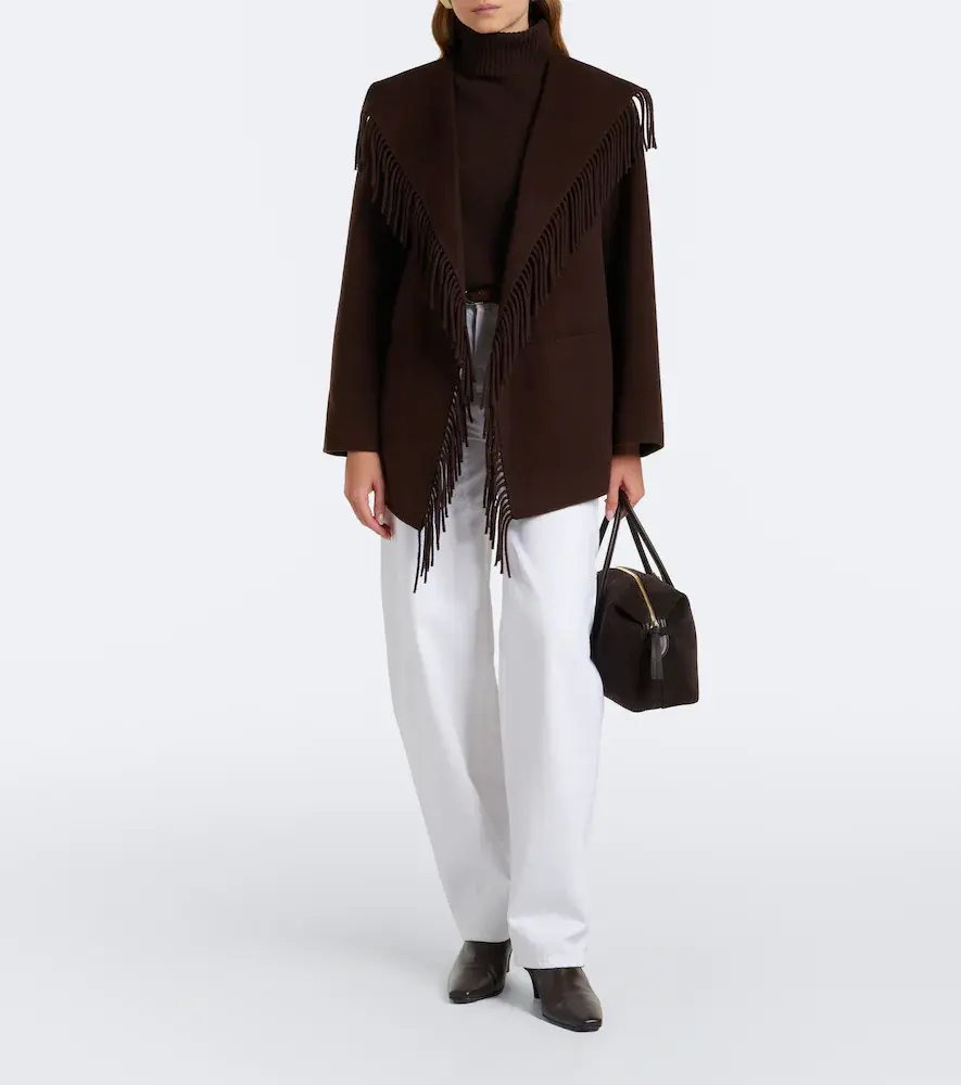 Simkhai Fringed wool-blend jacket | Thumbnail 5
