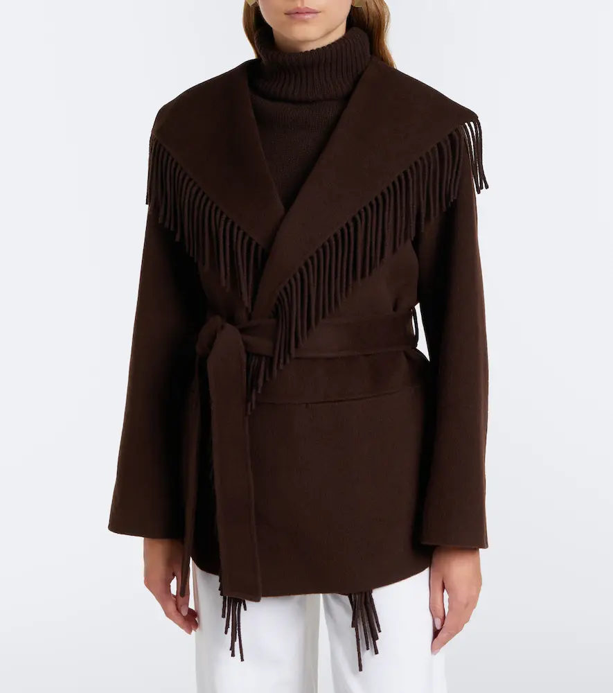 Simkhai Fringed wool-blend jacket | Thumbnail 6