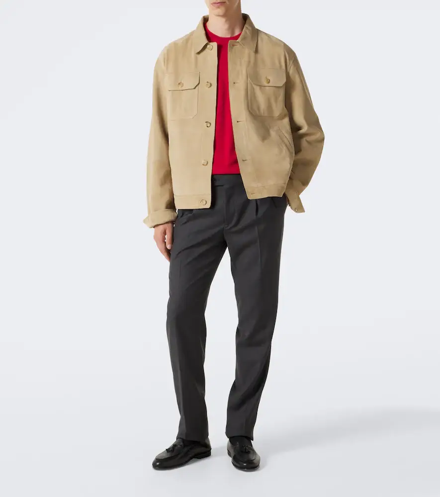 Rubinacci Virgin wool straight pants | Thumbnail 4